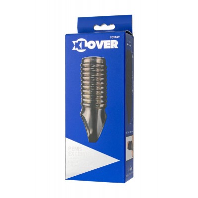 Xlover by ToyFa Penis Klıfı, Boyut Arttırıcı, TPE, Siyah Şeffaf, 11 cm