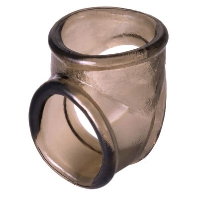 XLover by Toyfa Penis Montaj Halkası, Termoplastik Elastomer, TPE, siyah, 3,5 cm