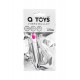 A-Toys by TOYFA Liting 10 Modlu Titreşimli Mermi Vibratör – ABS Plastik, Gümüş, 9,5 cm