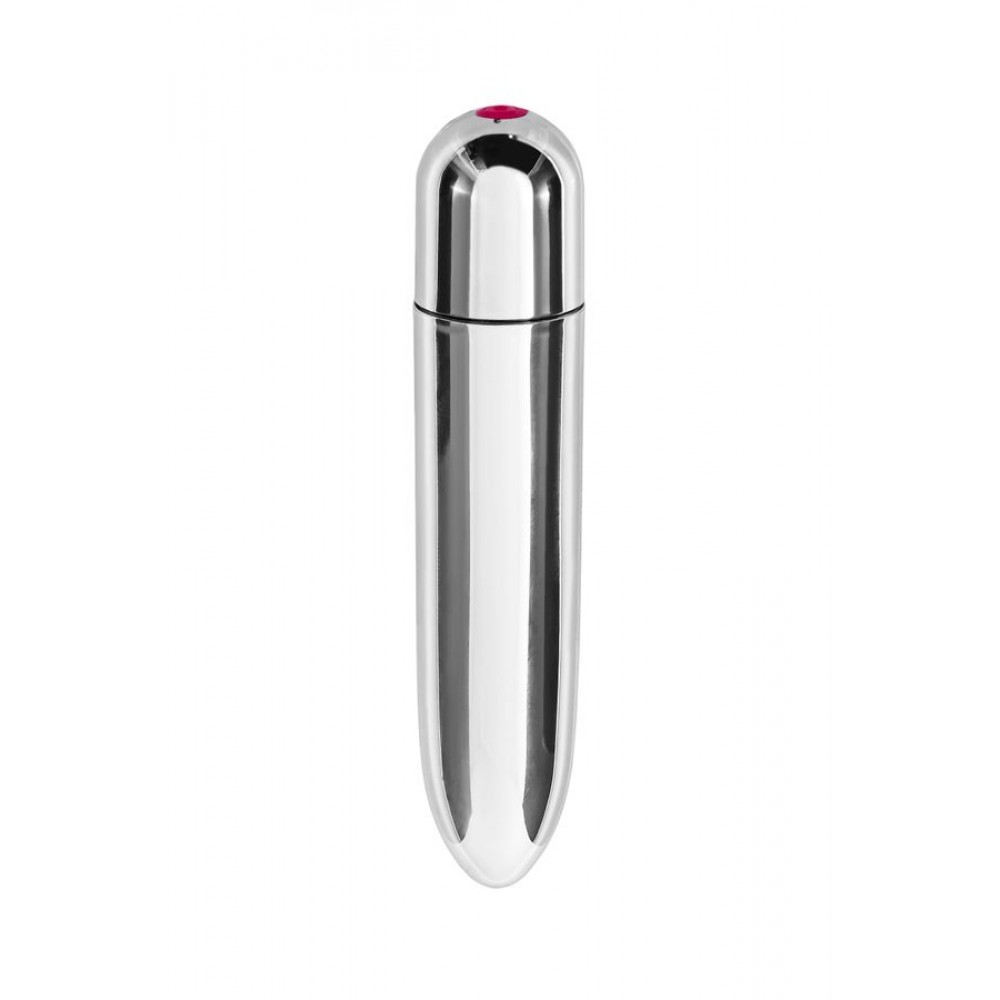 A-Toys by TOYFA Liting 10 Modlu Titreşimli Mermi Vibratör – ABS Plastik, Gümüş, 9,5 cm