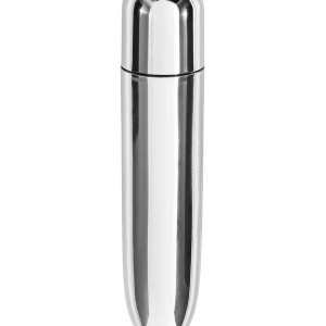 A-Toys by TOYFA Liting 10 Modlu Titreşimli Mermi Vibratör – ABS Plastik, Gümüş, 9,5 cm