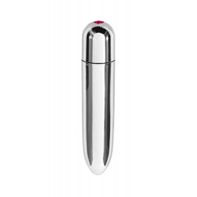 A-Toys by TOYFA Liting 10 Modlu Titreşimli Mermi Vibratör – ABS Plastik, Gümüş, 9,5 cm