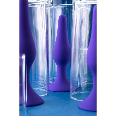 A-Toys by TOYFA Anal Plug, silikon, mor, 10,2 cm