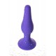 A-Toys by TOYFA Anal Plug, silikon, mor, 10,2 cm
