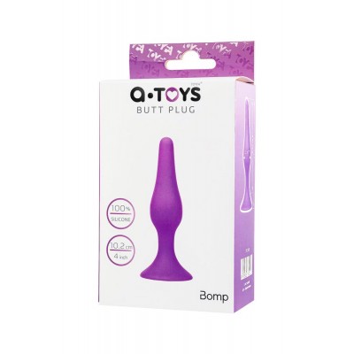 A-Toys by TOYFA Anal Plug, silikon, mor, 10,2 cm