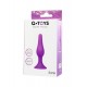 A-Toys by TOYFA Anal Plug, silikon, mor, 10,2 cm