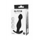 A-Toys by TOYFA anal plug, Beden S, silikon, siyah, 11,5 cm