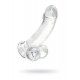 A-Toys by TOYFA Gerçekçi Cryst yapay penis, TPE, transparan, 15 cm