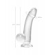 A-Toys by TOYFA Gerçekçi Cryst yapay penis, TPE, transparan, 15 cm