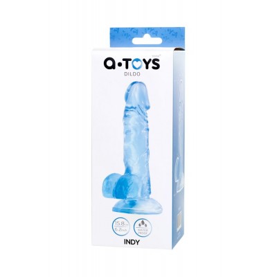 A-Toys by TOYFA Jel Dildo, TPE, Cam göbeği, 15,8 cm