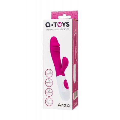 A-Toys by TOYFA Area Klitoral Uyarıcı Vibratör, silikon, pembe, 19,5 cm