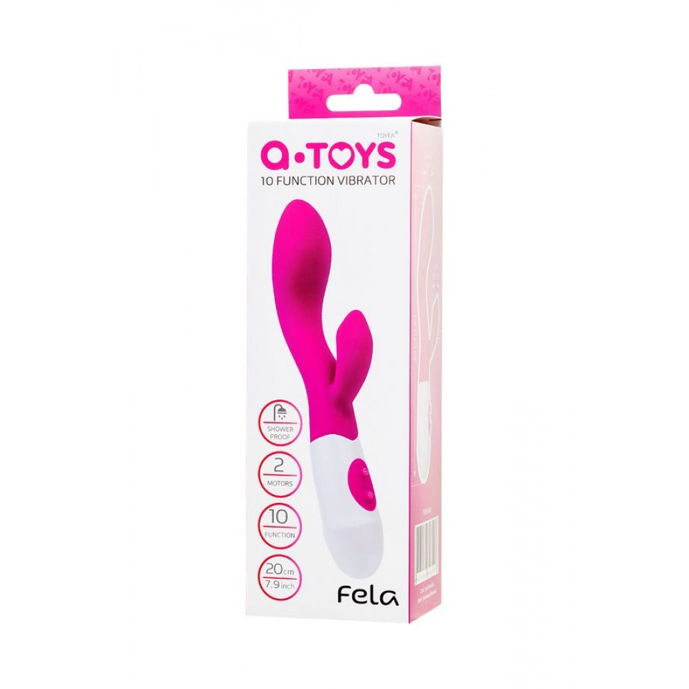 A-Toys by TOYFA Fela Klitoral Vibratör , silikon, pembe, 20,5 cm