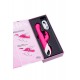 JOS ELLY Isıtmalı Vibratör, silikon, pembe, 21,5 cm