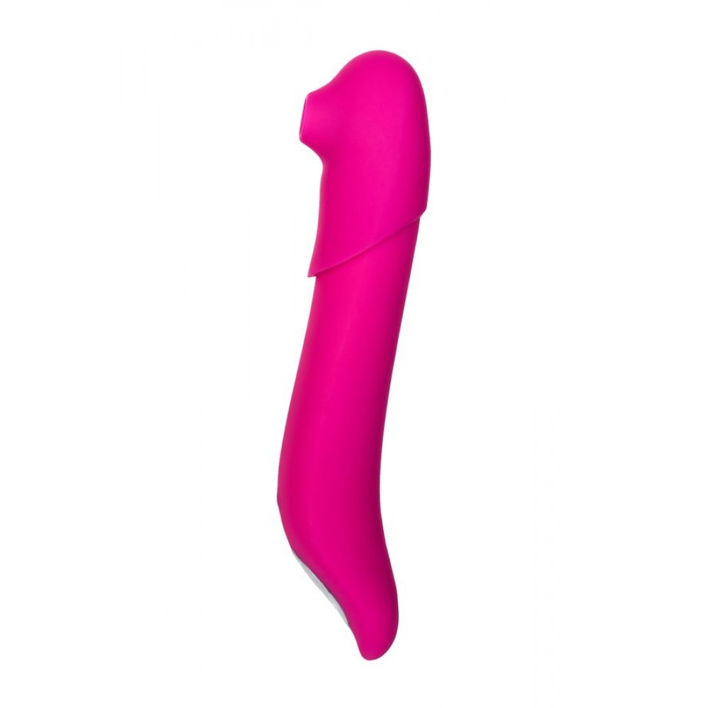 JOS Oscar 2'si 1 arada Vakum Dalgası Vibratör , silikon, pembe, 20.5 c