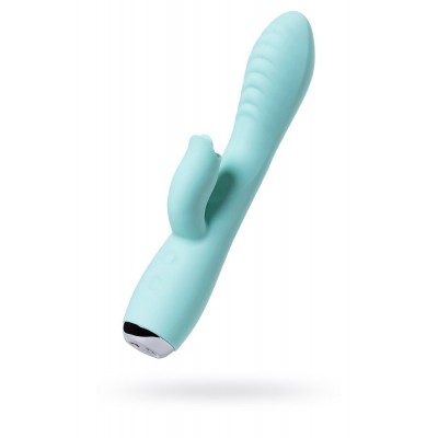 JOS MİLO Klitoral Uyarıcı ve Dilli Vibratör, Silikon, Cam Göbeği, 20 cm