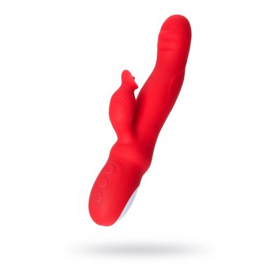 JOS Redli Vibratör, Silikon, kırmızı, 21 cm