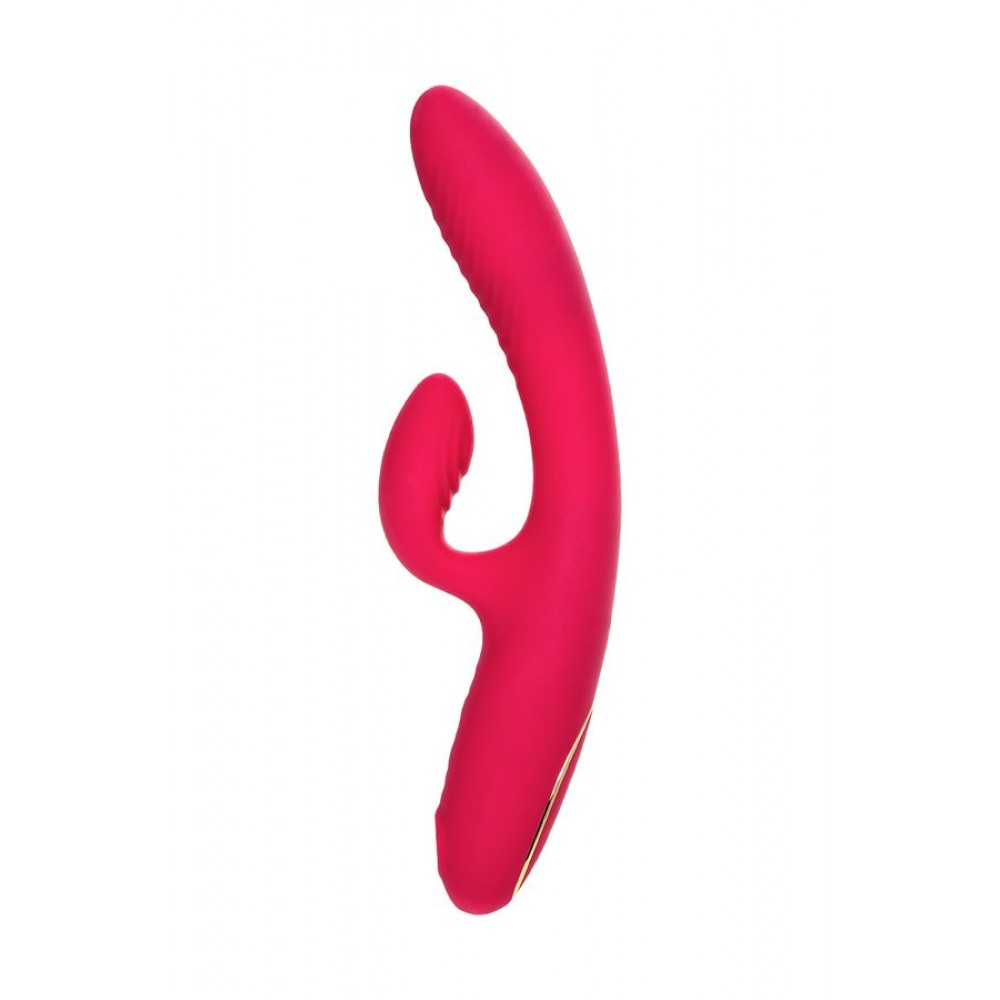 JOS Enila Vakum Dalgalı Vibratör, silikon, pembe, 23 cm