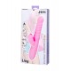 JOS Lixy Vibratör, Yukarı ve Aşağı Fonksiyonlu, Silikon, Pembe, 23 cm