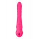 Vakum uyarımlı vibratör-pulsatör JOS COTOX, silikon, pembe, 23 cm
