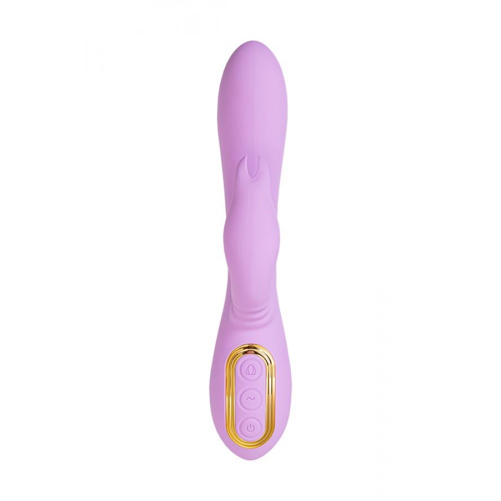 JOS Jammy Silikon Mor 22.5 cm Dönen Klitoral Stimülatörü Titreşimli Silindir