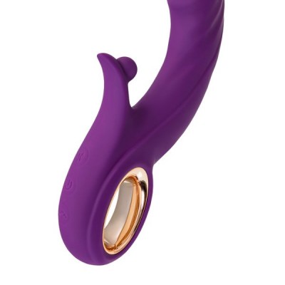 JOS Julli Yukarı ve Aşağı işlevlerine sahip titreşimli silindir, silikon, mor, 20,5 cm
