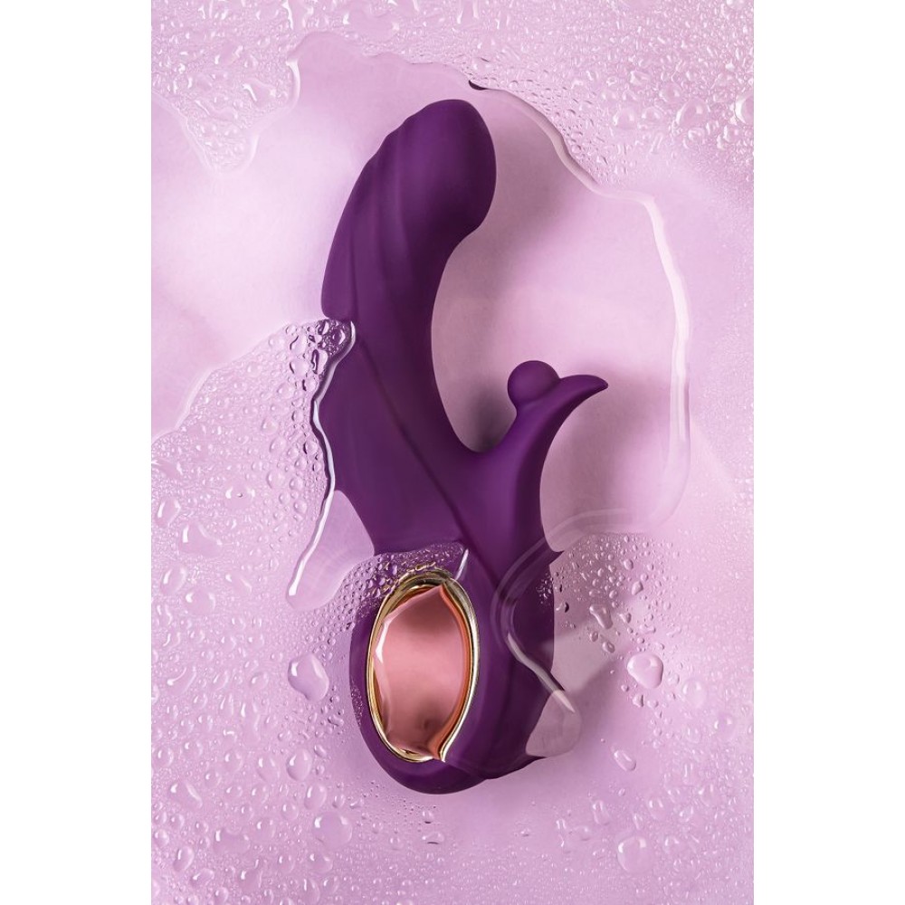 JOS Julli Yukarı ve Aşağı işlevlerine sahip titreşimli silindir, silikon, mor, 20,5 cm