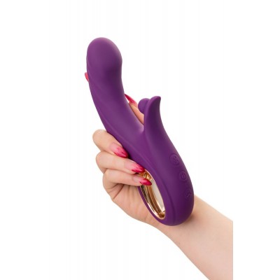 JOS Julli Yukarı ve Aşağı işlevlerine sahip titreşimli silindir, silikon, mor, 20,5 cm
