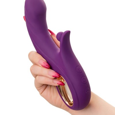 JOS Julli Yukarı ve Aşağı işlevlerine sahip titreşimli silindir, silikon, mor, 20,5 cm