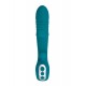 JOS Mija Up&Down Fonksiyonlu ve Halkalı Uyarıcılı Vibratör, Silikon, Yeşil, 19 cm