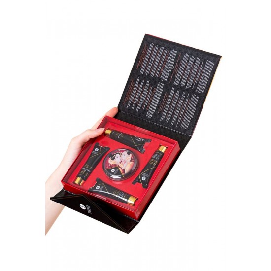 Shunga Geisha' Secret paketi, çilek ve şampanya