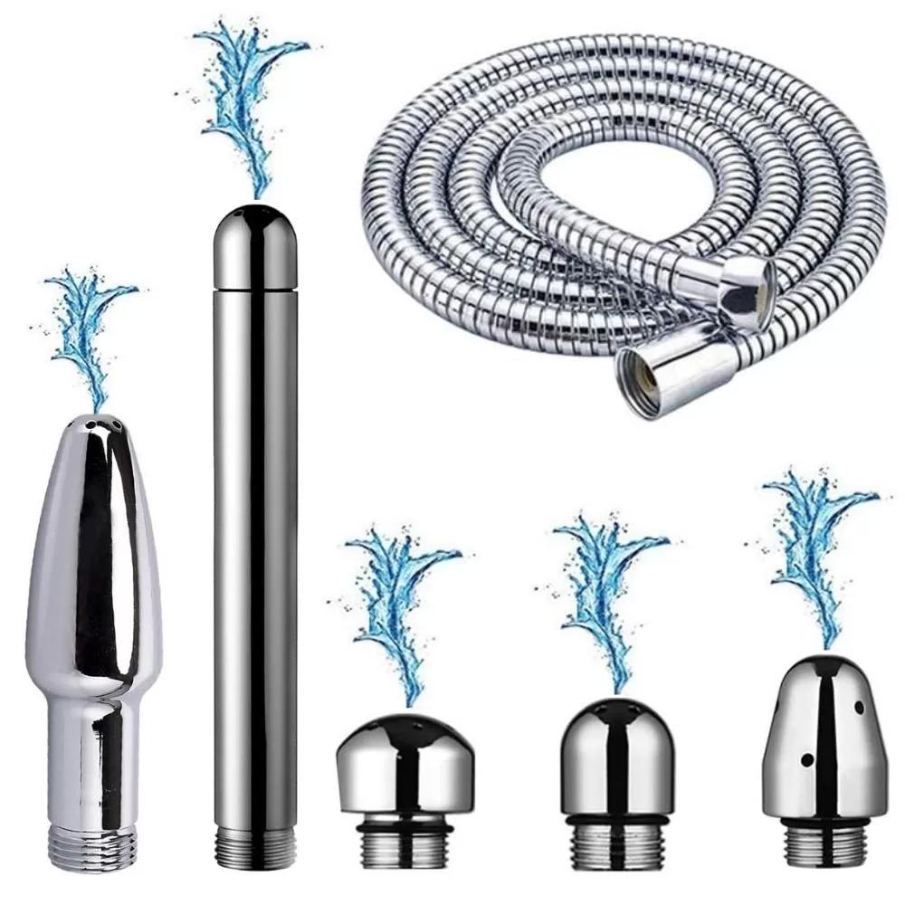 Shower Enema 5'li Duş Başlıklı Lavman Anal Temizlik Seti Shower Enema 5'li Duş Başlıklı Lavman Anal Temizlik Seti
