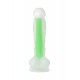 Beyond by Toyfa Clark Glow Gece Parlayan Dildo, Silikon, Şeffaf, 22 cm
