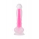 Beyond by Toyfa Tony Glow Gece Parlayan Dildo, Silikon,Şeffaf , 20 cm
