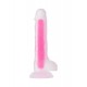 Beyond by Toyfa Tony Glow Gece Parlayan Dildo, Silikon,Şeffaf , 20 cm
