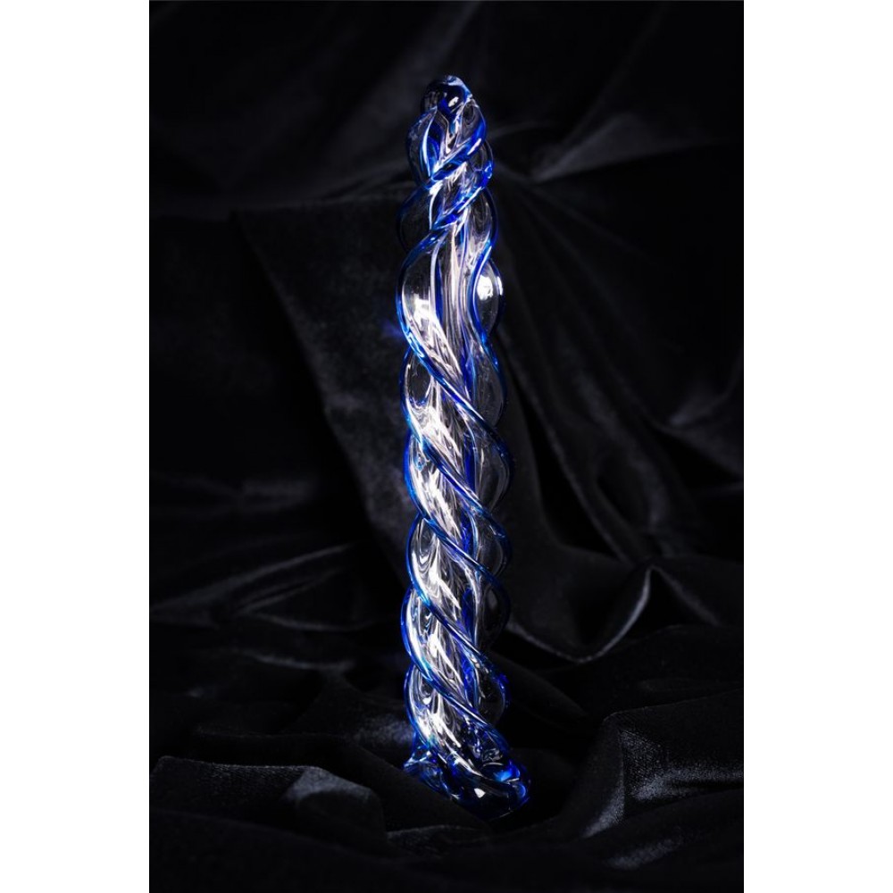 Gerçekçi olmayan Sexus Glass yapay penis, cam, transparan, 18,5 cm