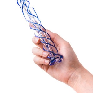 Gerçekçi olmayan Sexus Glass yapay penis, cam, transparan, 18,5 cm