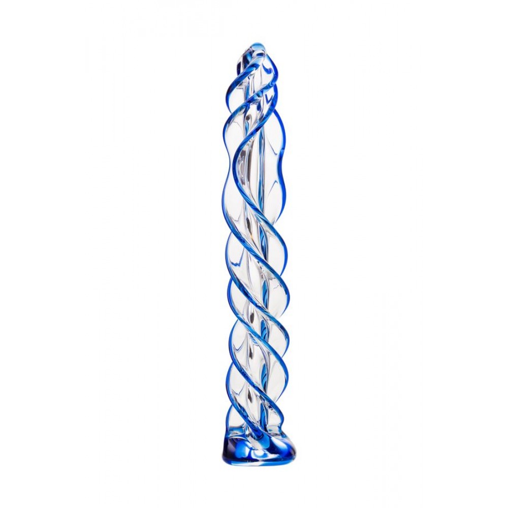 Gerçekçi olmayan Sexus Glass yapay penis, cam, transparan, 18,5 cm