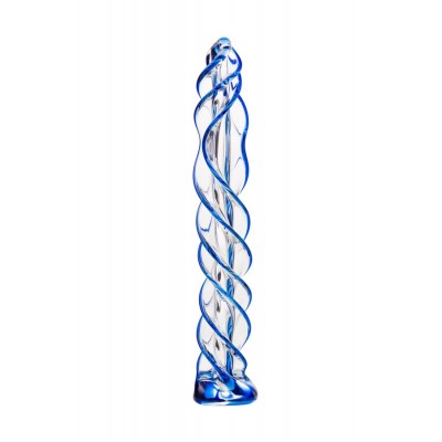 Gerçekçi olmayan Sexus Glass yapay penis, cam, transparan, 18,5 cm