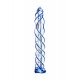 Gerçekçi olmayan Sexus Glass yapay penis, cam, transparan, 18,5 cm