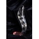 Gerçekçi olmayan yapay penis Sexus Glass, cam, transparan, 17,5 cm