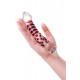 Sexus Glass Çift Taraflı Cam Dildo , Şeffaf, 21 cm