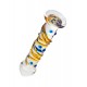 Sexus Glass Cam Dildo, Şeffaf, 17,5 cm