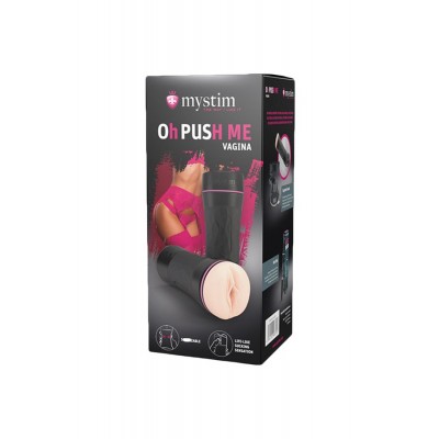                 Mystim OH PUSH ME Vajina Masturbator, TPE, Ten, 21,5 cm