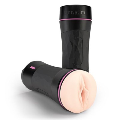                 Mystim OH PUSH ME Vajina Masturbator, TPE, Ten, 21,5 cm