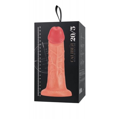 Gerçekçi yapay penis, RealStick CALIBER, 20 cm, Ø5