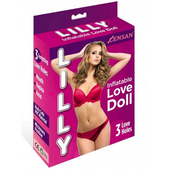 Lilly Love Doll 3 İşlevli Şişme Bebek