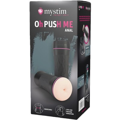                   Mystim OH PUSH ME Anal Masturbator, TPE, Ten, 21,5 cm