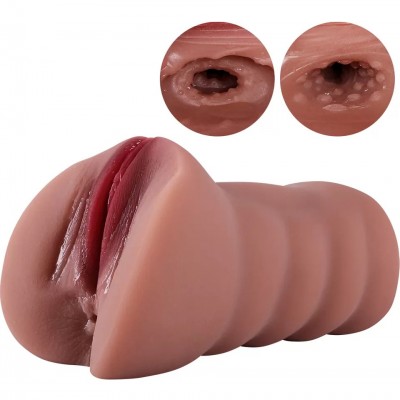 Premium Masturbator Maria - Realistik Dokulu Melez Titreşimli Suni Vajina