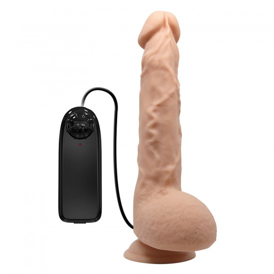 Titreşimli Vantuzlu Gerçekçi Realistik Dildo Penis