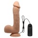 Titreşimli Realistik Kalın Vantuzlu Damarlı Dildo Penis